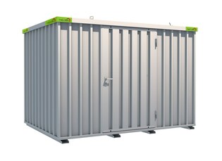 Materialcontainer 3m x 2m mit Einflügeltür lange Seite