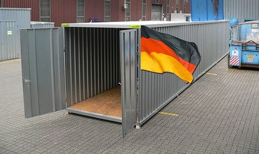 Materialcontainer 12m x 2m verzinkt