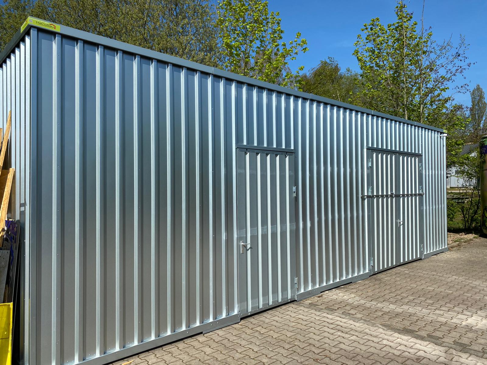 Montage von Stahlhallen, Gewerbehallen, Bürocontainer, Sanitärcontainer