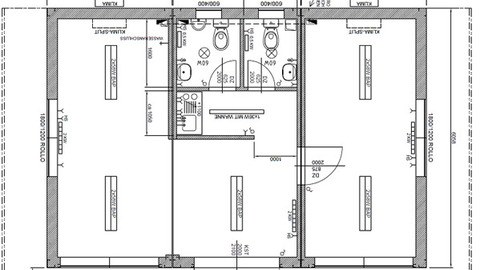 Verkaufspavillon mit WC und Küche