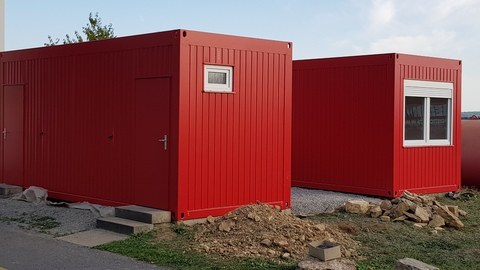 Baucontainer, Aufenthaltscontainer und Sanitärcontainer günstig kaufen