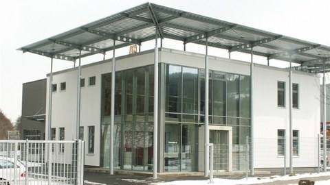 Bürogebäude bauen in Stahlbauweise