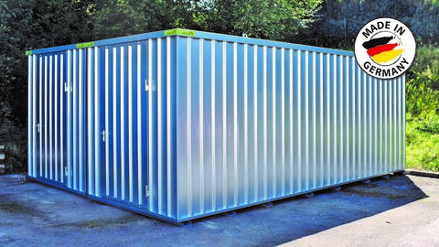 Lagercontainer Kombination zur Lagerung vom Materialien