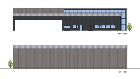 Hallenbau in Systembauweise