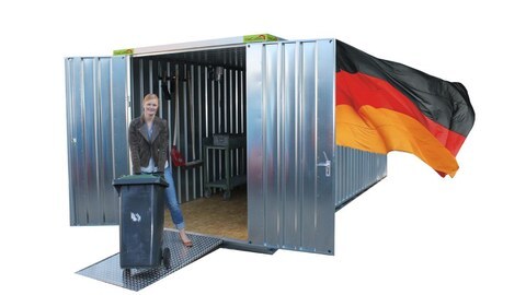 Baucontainer verzinkt g&uuml;nstig kaufen ab Hersteller.