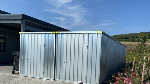 Materialcontainer Kombination von Hacobau GmbH