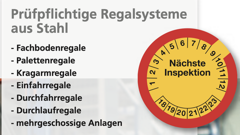 Stahlregale mit Prüfpflichtiger Inspektion von Hacobau aus Berlin