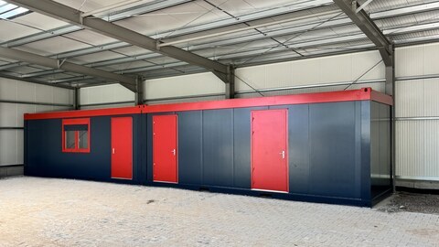 Bürocontainer mit Sanitäranlagen günstig bauen mit Hacobau GmbH