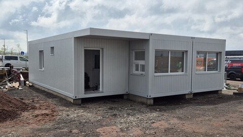 B&uuml;rocontainer und Sanit&auml;rcontainer von Hacobau GmbH g&uuml;nstig kaufen