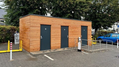 Sanitärcontainer mit Hacobau GmbH planen und bauen WC-Container von Hacobau GmbH günstig kaufen
