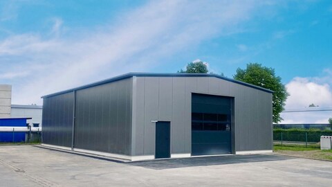 Lagerhallen als preiswerte Systemhalle bauen mit Hacobau GmbH Reifenlagerhallen als preiswerte Systemhalle bauen