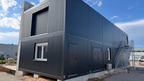 Buerocontaineranlagen günstig bauen mit Hacobau Bürocontainer von Hacobau GmbH günstig kaufen