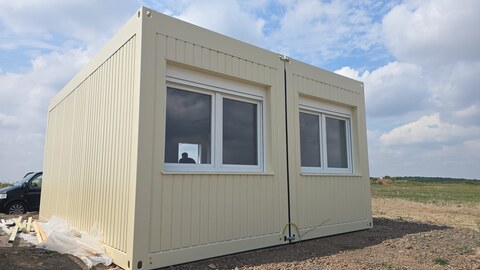 Baustellencontainer g&uuml;nstig bauen mit Hacobau