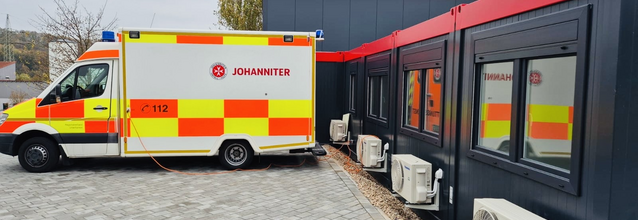 Mannschaftscontainer Aufenthaltscontainer Pausencontainer von Hacobau günstig kaufen