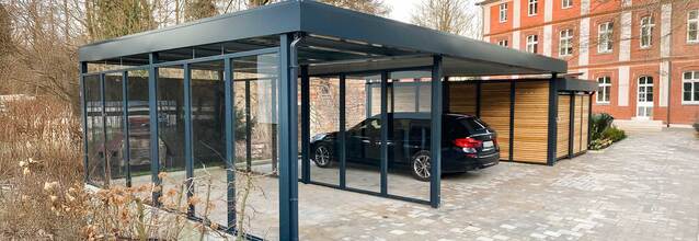 carport-metall-hacobau GmbH-glassichtschutz