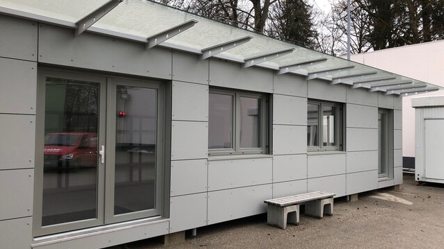 Raummodule als Büropavillon / Bürocontainer