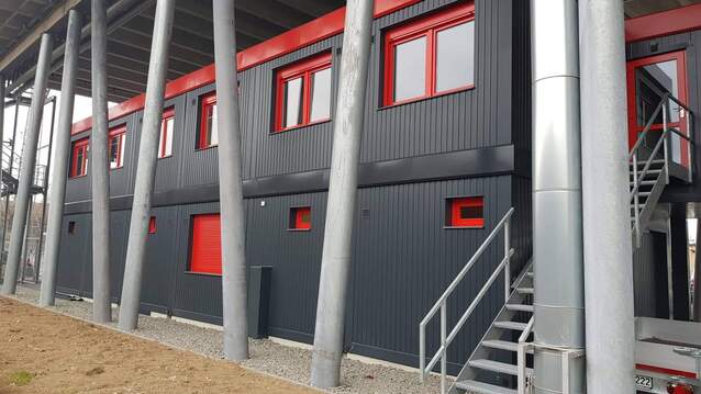 Raummodule als Büropavillon / Bürocontainer