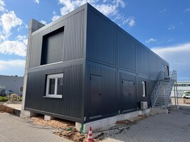 Buerocontaineranlagen günstig bauen mit Hacobau Bürocontainer von Hacobau GmbH günstig kaufen