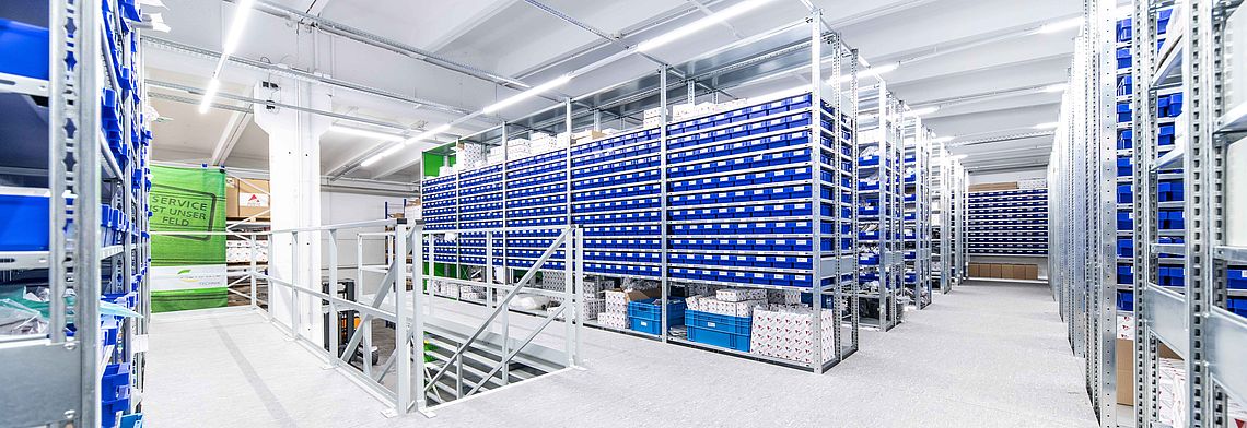Lagerregalanlage von Hacobau GmbH Fachbodenregalanlage von Hacobau GmbH