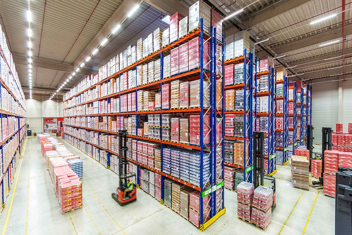Sichere Lagerung durch stabile Palettenregale von Hacobau GmbH Palettenregalanlage aus Berlin für die sichere Lagerung von Paletten und schweren Gütern