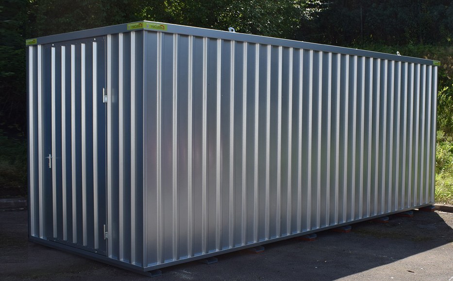 Container aus Stahl für die sichere Lagerung von Hacobau Stahllagercontainer von Hacobau