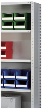 Vollblech Seitenwände für Fachbodenregale von Hacobau GmbH Vollblech Seitenwand Regalsysteme