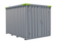 Lagercontainer 3m x 2m mit Doppelflügeltür
