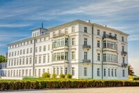 Historic white house at Baltic Sea coast in Heiligendamm, Germany