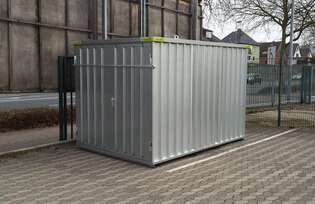 Materialcontainer in verzinkter Ausführung Materialcontainer verzinkt günstig kaufen vom Hersteller