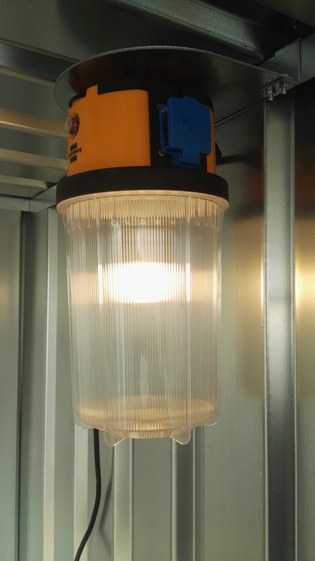 Elektropaket für Lagercontainer und Materialcontainer