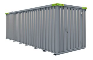 Baucontainer 6m x 2m mit Einflügeltür