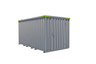 Baucontainer 4m x 2m einflügelige Tür Schnellbaucontainer günstig kaufen ab Lager