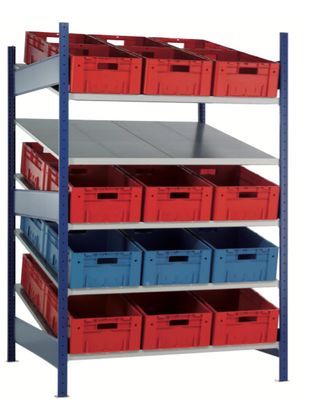 Schrägbodenregale XL von Hacobau gmbh Schrägbodenregale XL große Güter oder Lagerungen