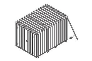Schutzecken (4 Stück) für Baucontainer / Baustellencontainer