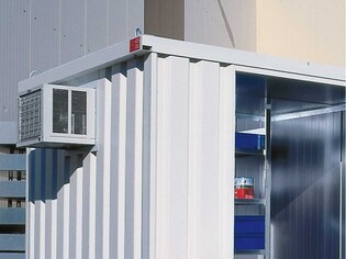 Lagercontainer isoliert von Hacobau