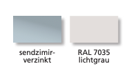 Oberflächenfarben für Fachbodenregale Schraubsystem