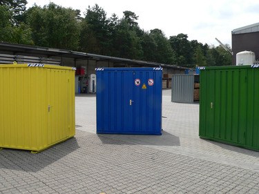Materialcontainer Baucontainer Schnellbaucontainer Lagercontainer
