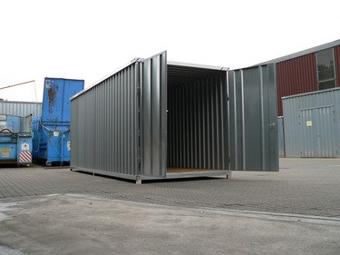 Baucontainer aus Stahl