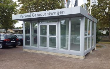 Verkaufspavillon für Audi Autohaus ARG in Bonn