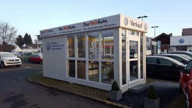 Verkaufspavillon Verkaufscontainer Büropavillon günstig bauen