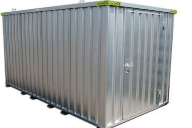Container zur Lagerung von Materialien und Baustoffen
