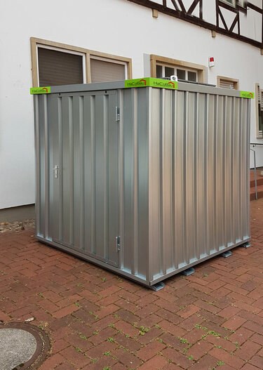 Baustellencontainer 2m x 2m kaufen bei Hacobau GmbH