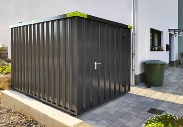 Lagercontainer lackiert günstig kaufen von Hacobau GmbH