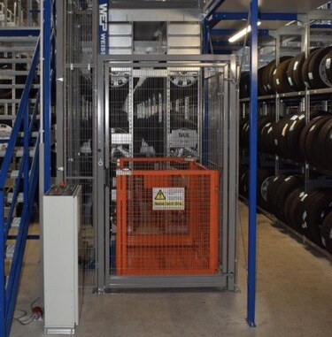 Lastenaufzüge von Hacobau günstig kaufen Säulenliftsystem von Hacobau
