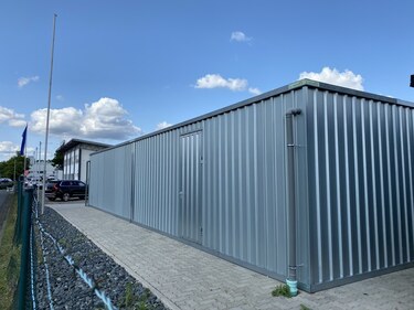 Lagerhallenbau von Hacobau GmbH Lagerhallen günstig kaufen ab Hersteller.