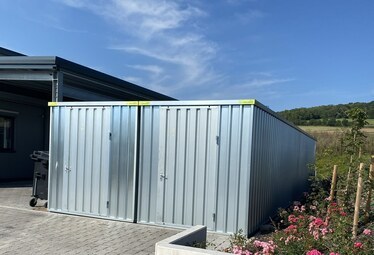 Materialcontainer Kombination von Hacobau GmbH