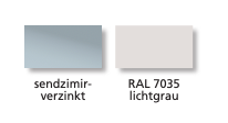 Oberflächenfarben für Fachbodenregale Schraubsystem