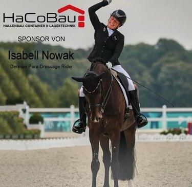 Hacobau GmbH sponsort Dressur Reitsport