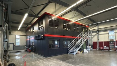 Aufenthaltscontainer / Wohncontainer - B&uuml;rocontaineranlage f&uuml;r Johanniter-Unfall-Hilfe e.V. Ruhr-Lippe