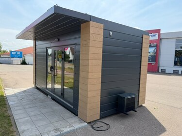 Bürocontainer Verkaufscontainer von Hacobau GmbH Bürocontainer von Hacobau GmbH günstig kaufen